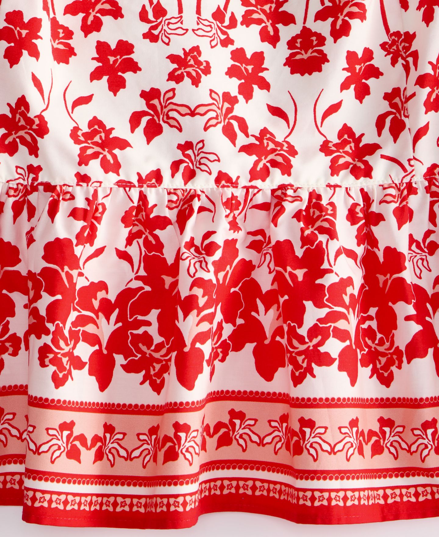 Женский топ On 34th Printed Cotton Tie-Back Peplum, цвет: Комбинированный — фото 5