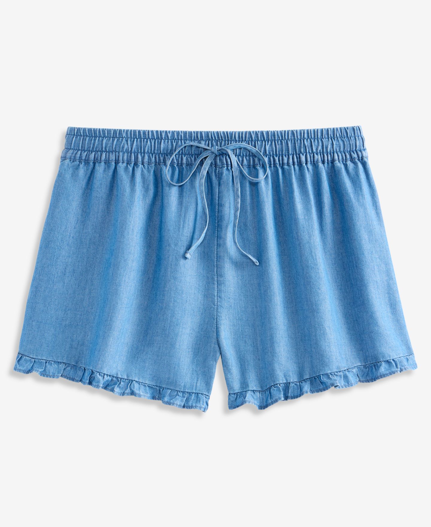 Женские шорты On 34th Chambray Ruffled Drawstring, цвет: Варёный — фото 6