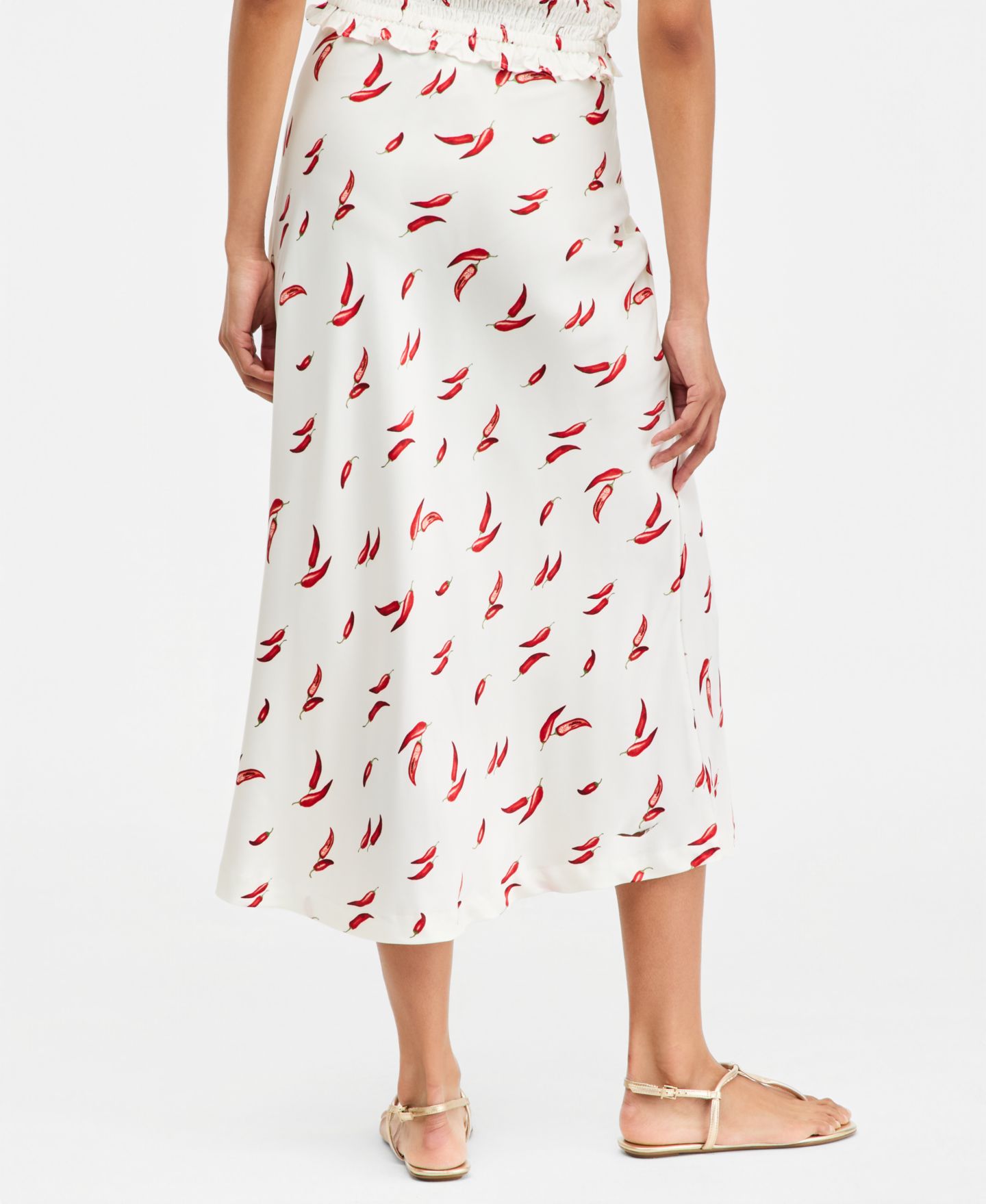 Женская юбка On 34th Printed Midi Slip, цвет: Комбинированный — фото 2