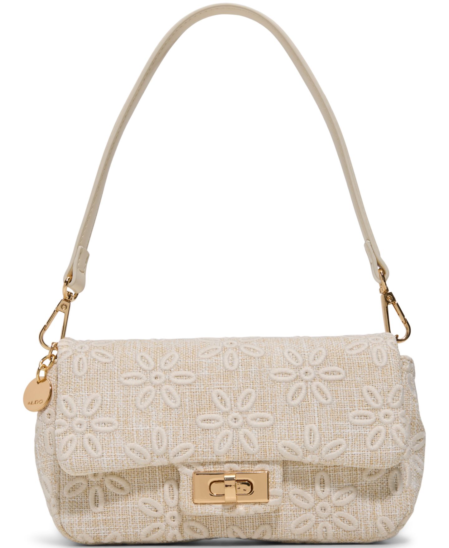 Женская сумка ALDO Bbellaflowerr Mini Shoulder Handbag, цвет: Натуральный — фото 1