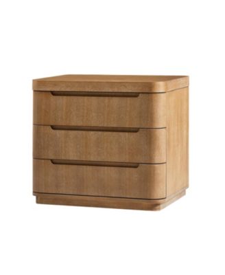Waynesville Modern 25''W 3-Drawer End Table with Hidden Storage Compartment
