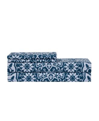 Sweet Home Collection Printed Double Brushed 1500-Thread Count Soft Microfiber 4-Piece Sheet Set, King