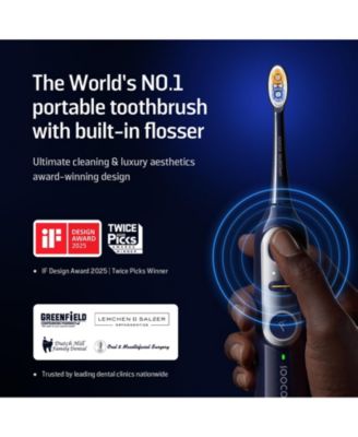 NEOS II - Electric Toothbrush with Water Flosser, Sonic Electric Toothbrush for Adults, Cordless Water Flosser for Travel