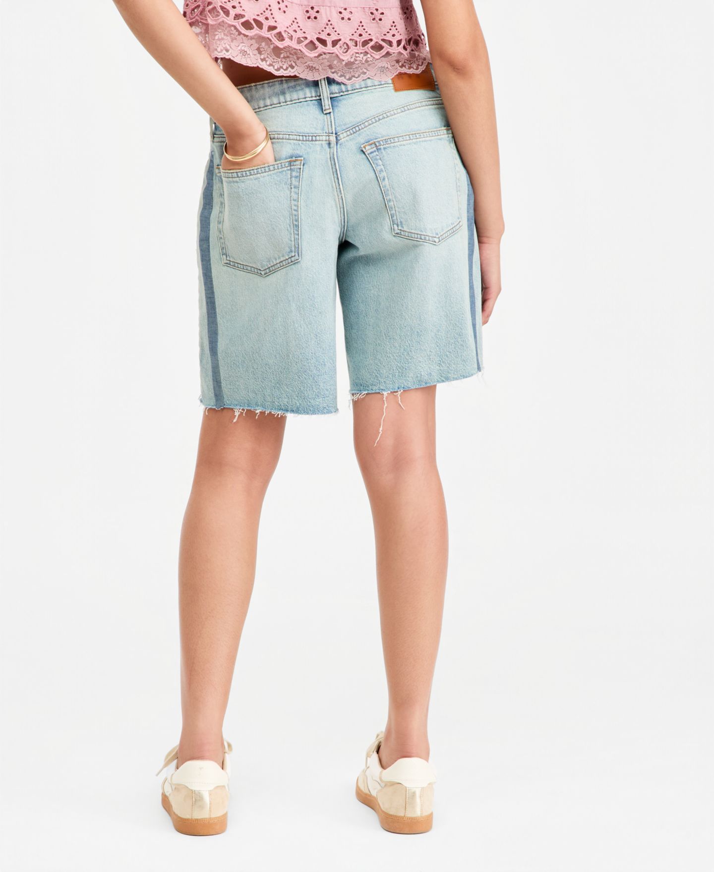 Женские шорты Lucky Brand Low-Slung Baggy Bermuda, цвет: Варёный — фото 4