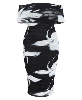 Women's Dana Mesh Blur Print Dress