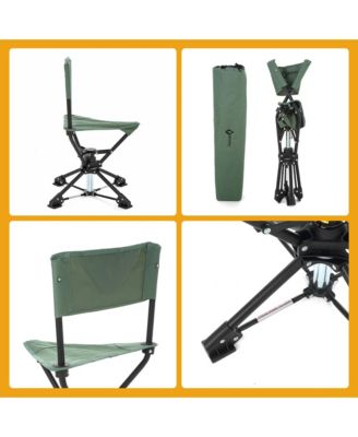 360degree(s) Degree Compact Swivel Hunting Stool Chair with No-Sink Feet - (2-Pack)