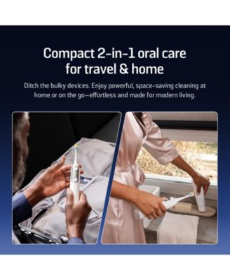 NEOS II Electric Toothbrush with Water Flosser, Sonic Electric Toothbrush for Adults, Cordless Water Flosser for Travel
