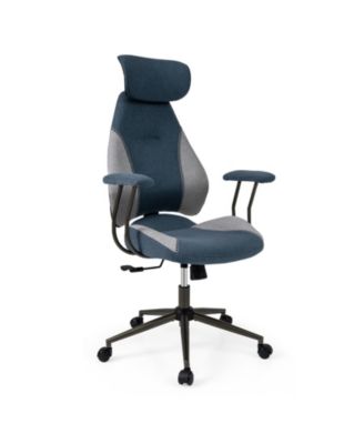 Ergonomic Office Chair with 2D Headrest and Rocking Backrest