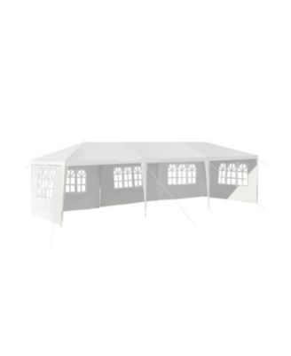 10 x 30 Feet Canopy Tent with 5 Removable Sidewalls for Party Wedding