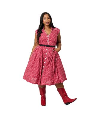 Plus Size Shirt Swing Dress