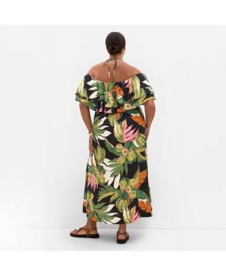 Women's Paradiso Print Maxi Dress