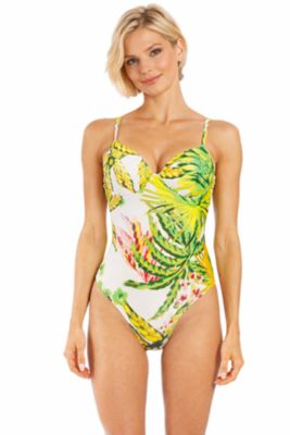 Women's Tropical One-Piece Swimsuit - Luxury Resort Wear Swimwear