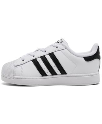Toddler Kids Superstar II Elastic Lace Casual Sneakers from Finish Line
