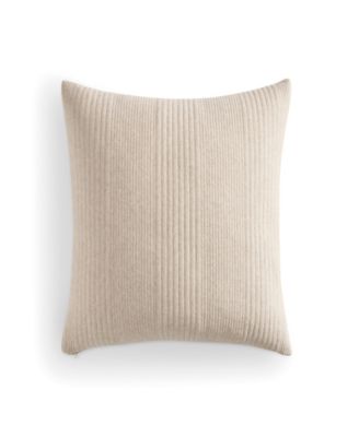 Pure Ribbed Jersey Decorative Pillow, 20" x 20"