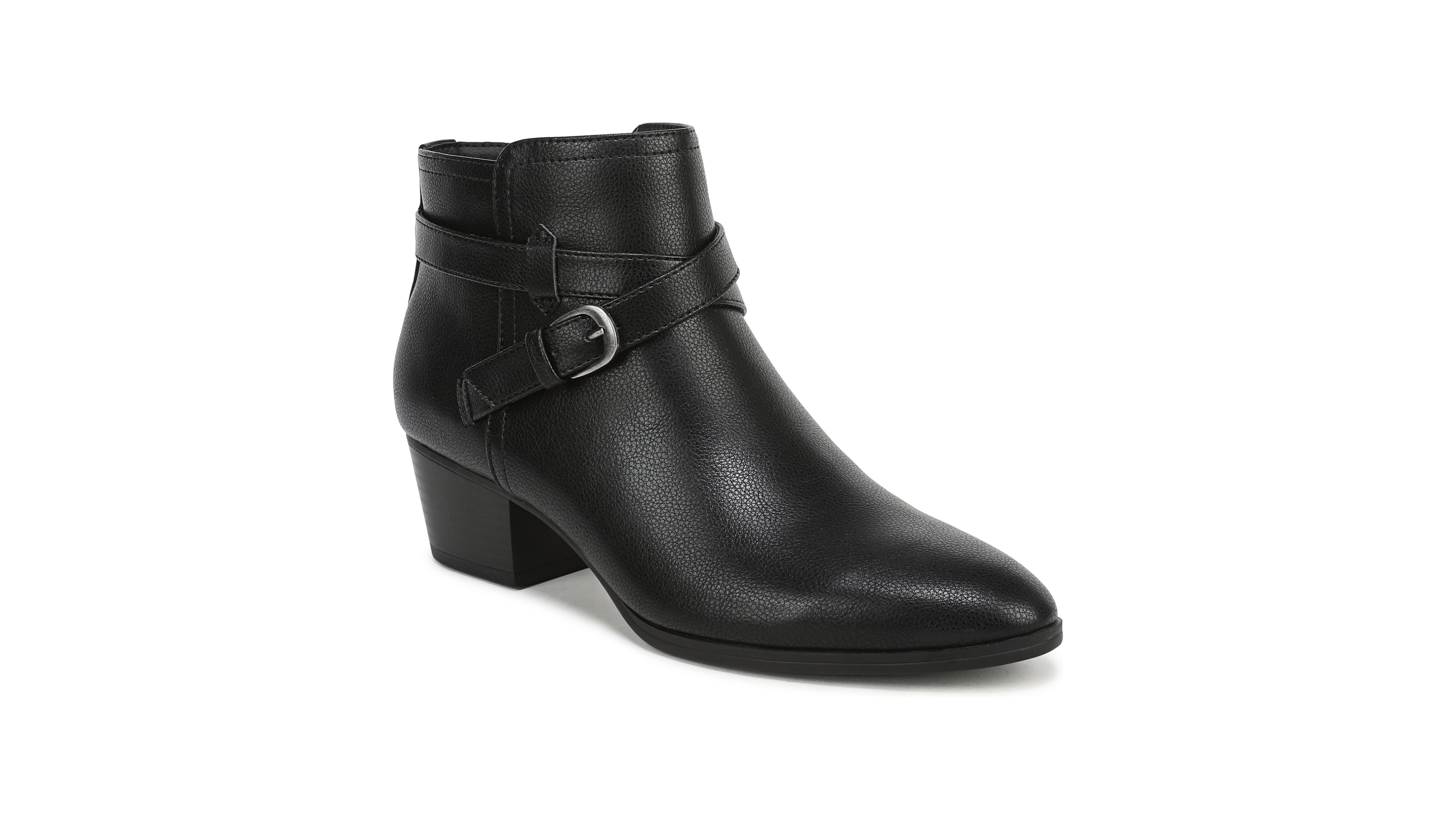 LifeStride Women's Oaklyn Zip Short Pointed Toe Booties