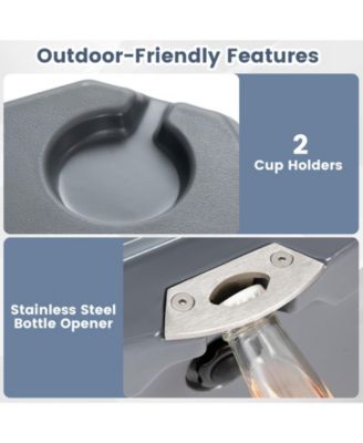 52-Quart Portable Hard Cooler with 6-Day Ice Retention, Heavy-Duty Wheels and Extended Handle