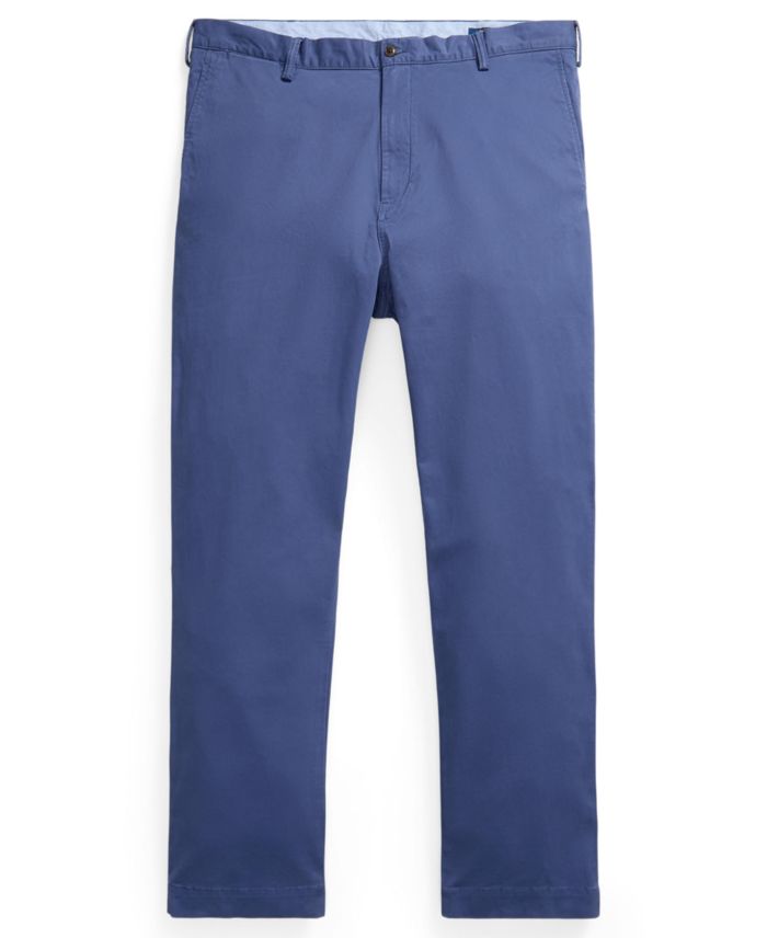 Polo Ralph Lauren Mens Big Tall Stretch Classic Fit Washed Chino Pants