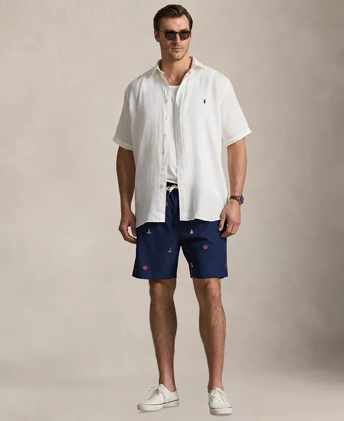 Men's Big & Tall Linen Shirt - thumbnail 2