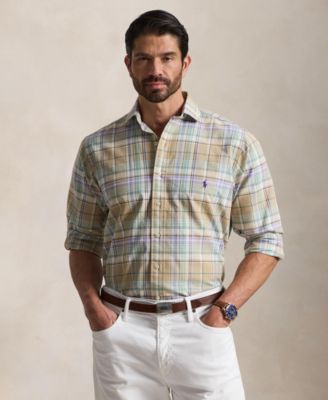 Polo Ralph Lauren Men's Big & Tall Iconic Oxford Shirt - Macy's
