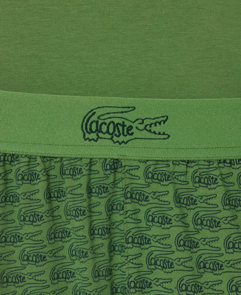 Мужские Lacoste Men's Short-Sleeve T-Shirt and Pajama Shorts, 2-Piece Set