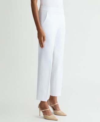 Women's Stretch Twill Cropped Pull-On Pants, Regular & Petite