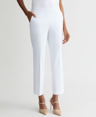 Women's Stretch Twill Cropped Pull-On Pants, Regular & Petite