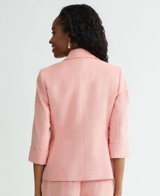 Women's 3/4-Sleeve Cuffed Blazer