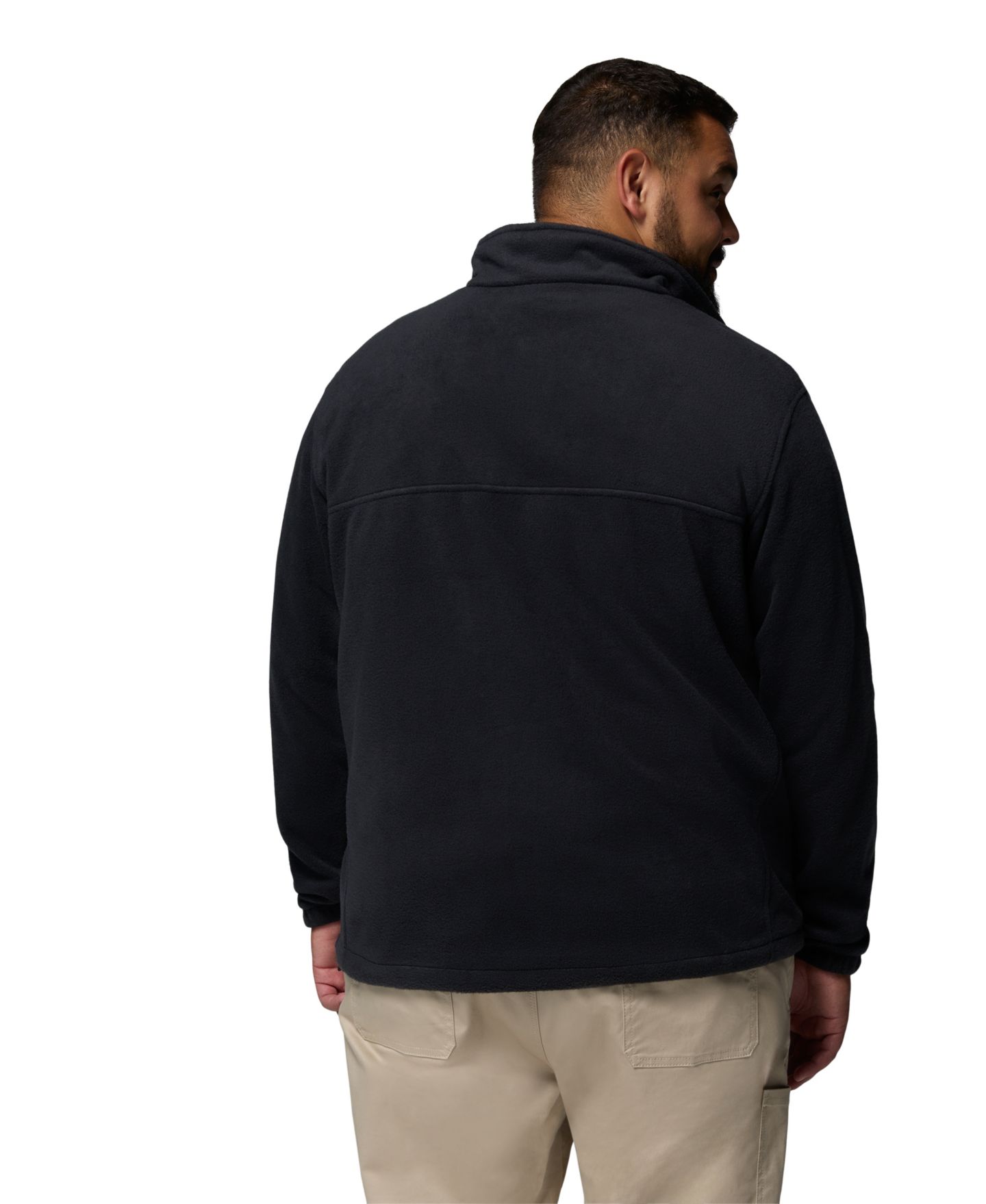 Мужская куртка Columbia Big & Tall Steens Mountain Fleece, цвет: Чёрный — фото 7