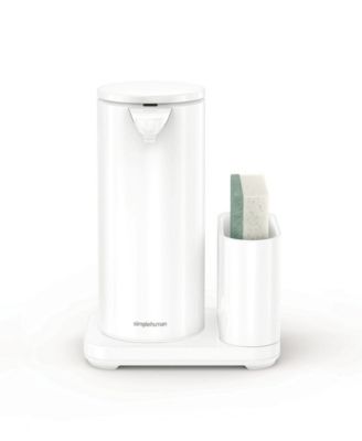 14 oz Sensor Pump, Touch-Free Hand Soap Dispenser with Sponge Caddy
