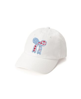 Sweet Wink Girls Patchwork Bow Patch Patch Baseball Hat - White 32$