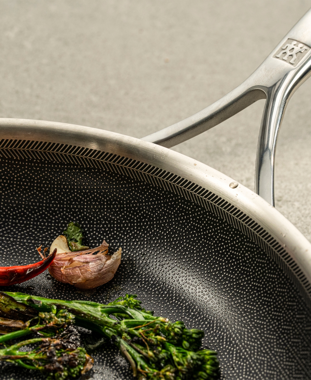 Zwilling Peak Stainless Steel 2-Pc. Dual Performance Ceramic Fry Pan Set