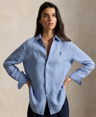 Women's Classic-Fit Linen Shirt