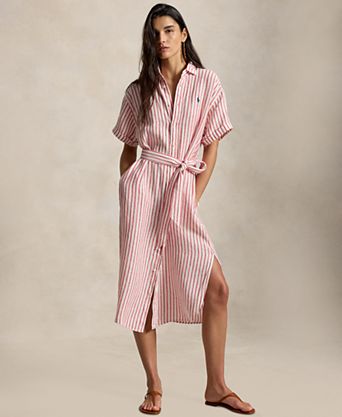 ralph lauren summer dresses Lauren line silhouette enhanced by princess seams a tiered skirt and a self Designer Dresses, Jumpsuits, & Rompers