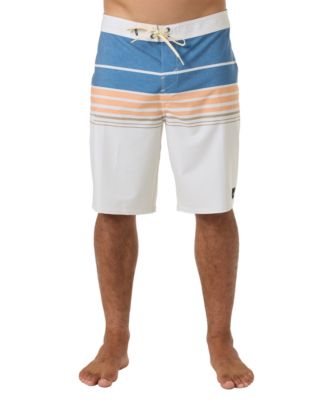 Men's Hyperfreak Heat Striped Swim Board Shorts