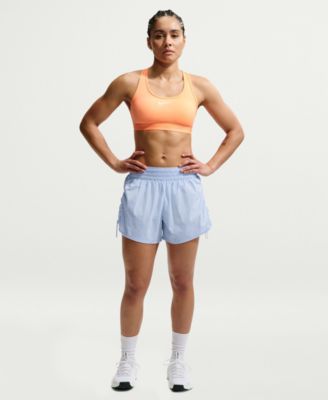One Women's Dri-Fit Brief-Lined High-Waist Shorts