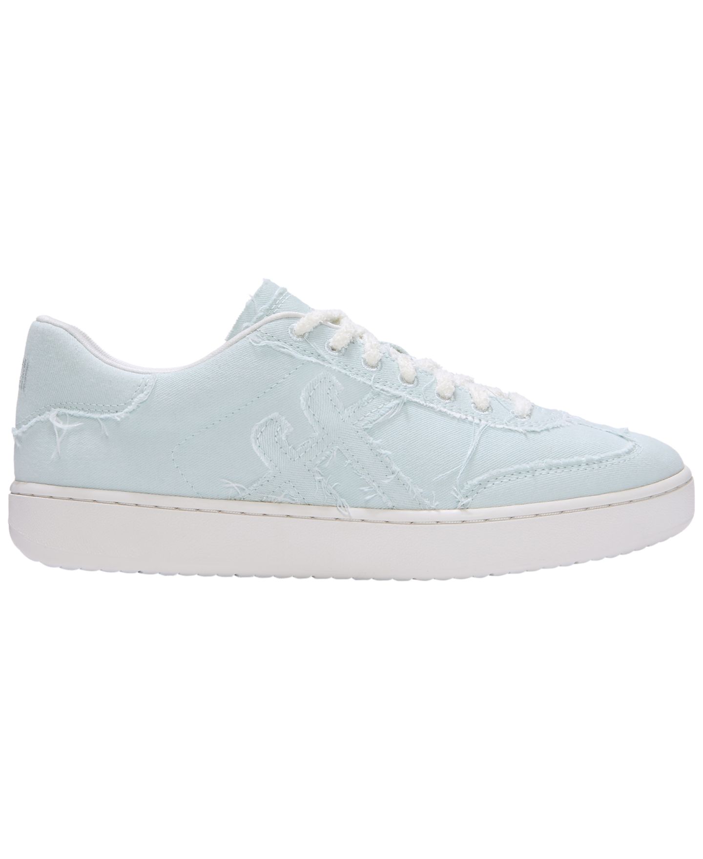 Женские кроссовки FitFlop The Dash Denim Frayed Round Toe, цвет: Ледяной синий — фото 2