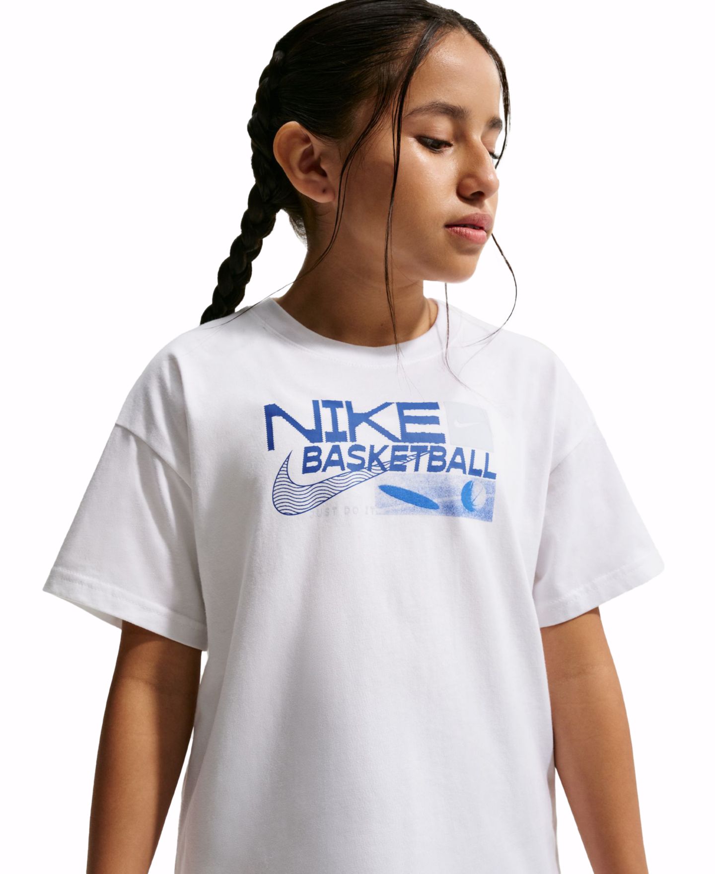 Детская футболка Nike Sportswear Short-Sleeve T-Shirt, цвет: Белый — фото 2