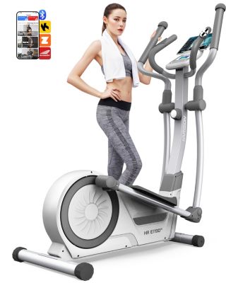 Elliptical Machine for Home, 350 LBS Capacity, 16-Level Magnetic Resistan