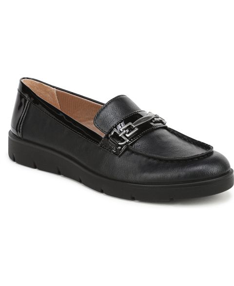 Женские туфли LifeStride Vineyard Bit Slip-On, цвет: Чёрная искусственная кожа