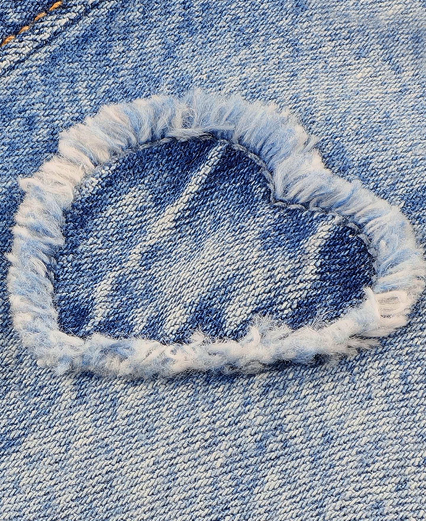 Джинсы abercrombie kids Low Rise Hearts Baggy Jeans для девочек-малышей, цвет: Синий — фото 5
