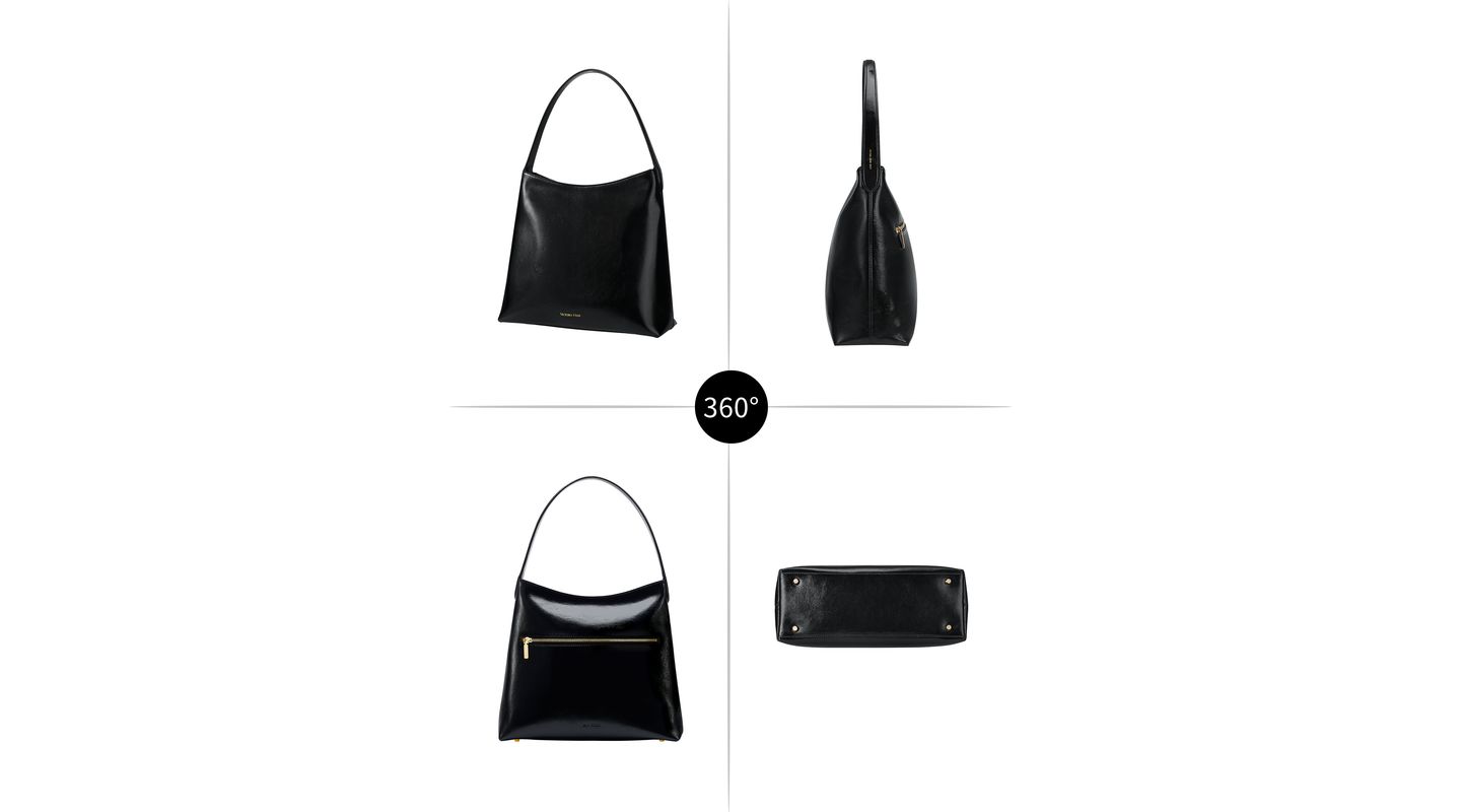 Женская сумка Victoria Hyde London Carol Large Leather Shoulder Victoria Hyde, цвет: Чёрный — фото 6