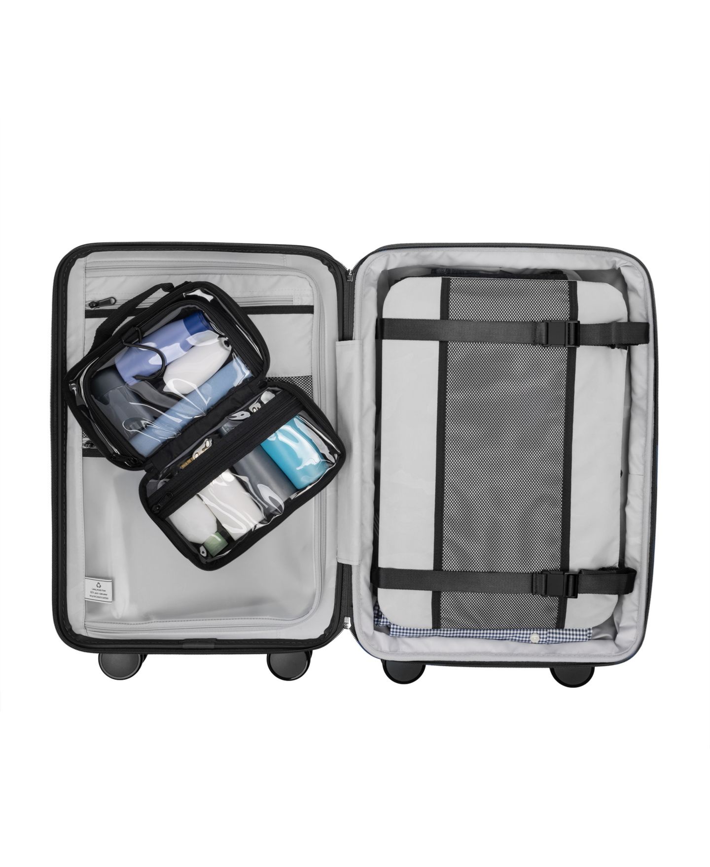 Чемоданы Travelpro Optima Carry-On Expandable Spinner and Toiletry Kit, цвет: Чёрный — фото 4