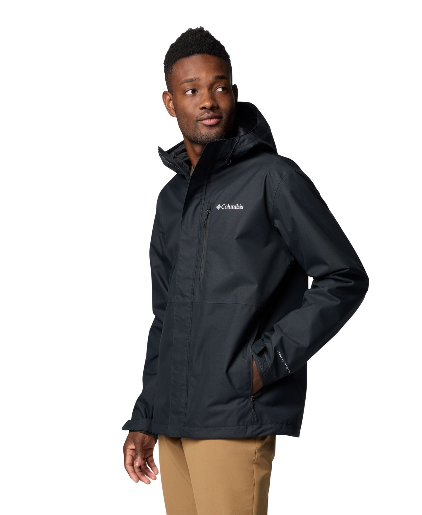 Мужская куртка Columbia Hikebound II Hooded, цвет: Чёрный — фото 3