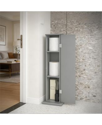 3-Tier Corner Cabinet - Modern Rustic Toilet Paper Storage for Bathroom Kitchen