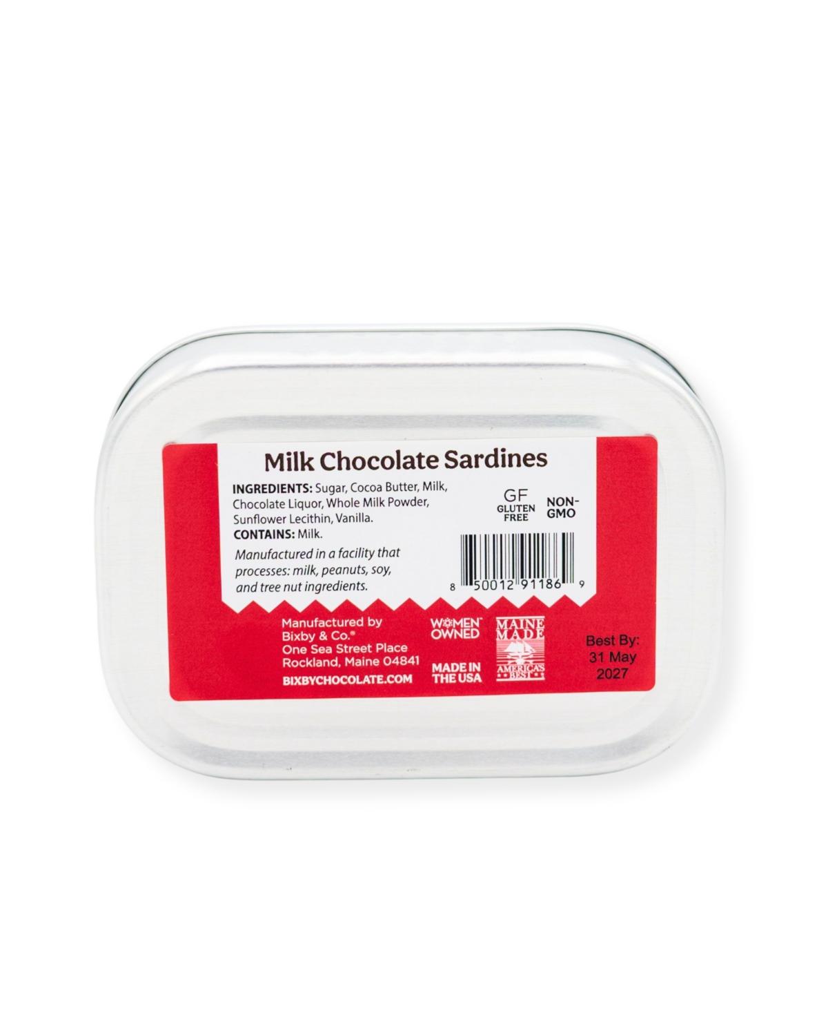 Bixby Chocolates Milk Chocolate Sardines, 3 Pack