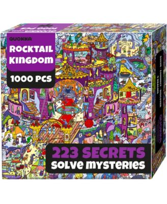1000 Piece Puzzle for Adults – 223 Hidden Secrets, Engaging Audio Story, Snap-Tight Thick Pieces