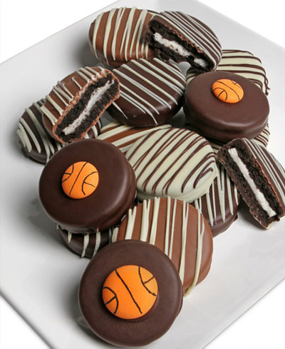 Golden Edibles® 10-Pc. Basketball Belgian Chocolate Covered OREO® Cookies