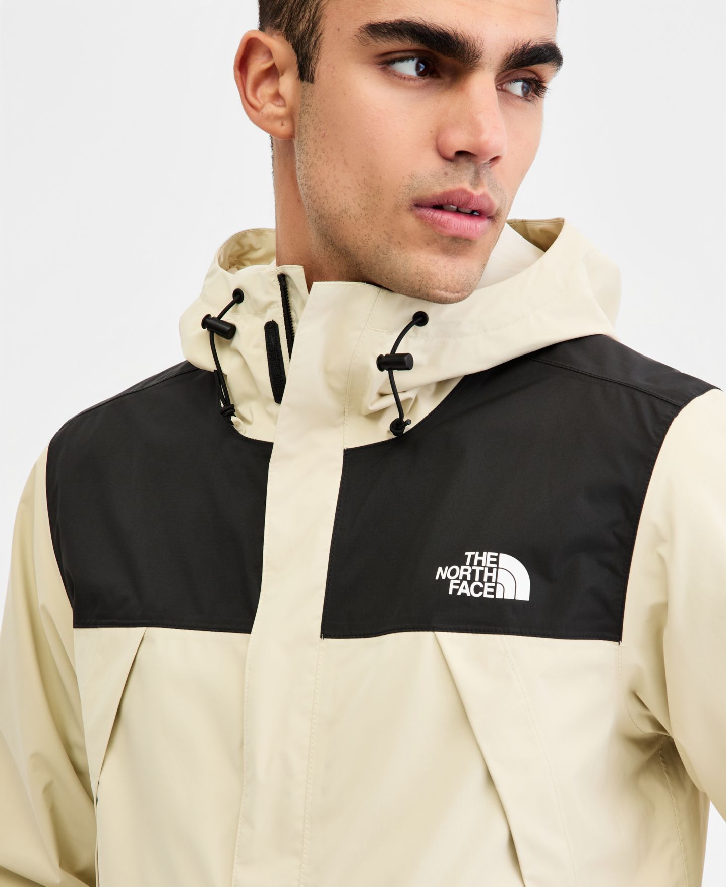 Мужская куртка The North Face Waterproof Antora, цвет: Пустынный / Чёрный — фото 5