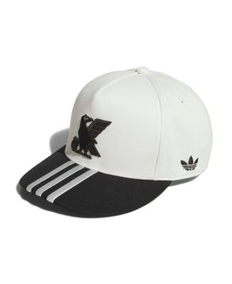帽子 KIJIMATAKAYUKIxCLANEDETACHABLESCARF Adidas Men's and Women's White Japan National Team Pinched Crown