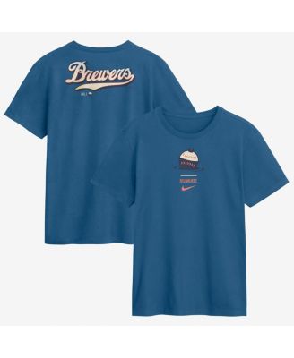 Men's Blue Milwaukee Brewers 2026 City Connect 2-Hit T-Shirt
